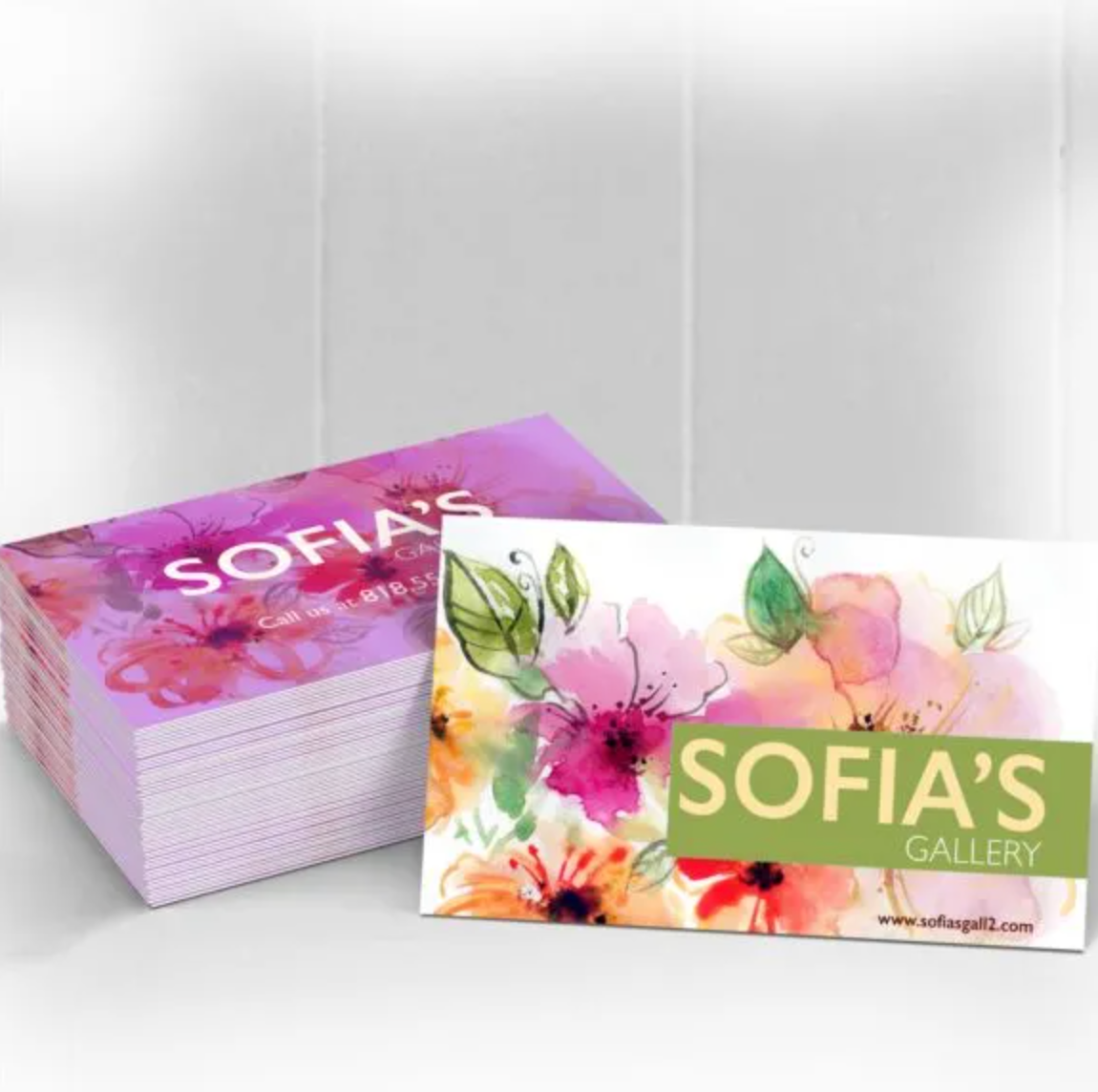 3.5"x2"- 16 PT Silk Business Cards